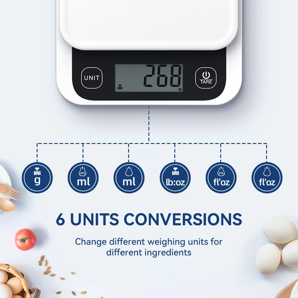 Smart Kitchen Nutrition Scale 5kg/0.1g