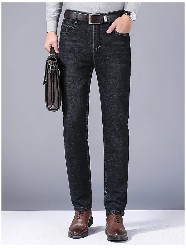 Men’s Stretch Slim Fit Straight Jeans