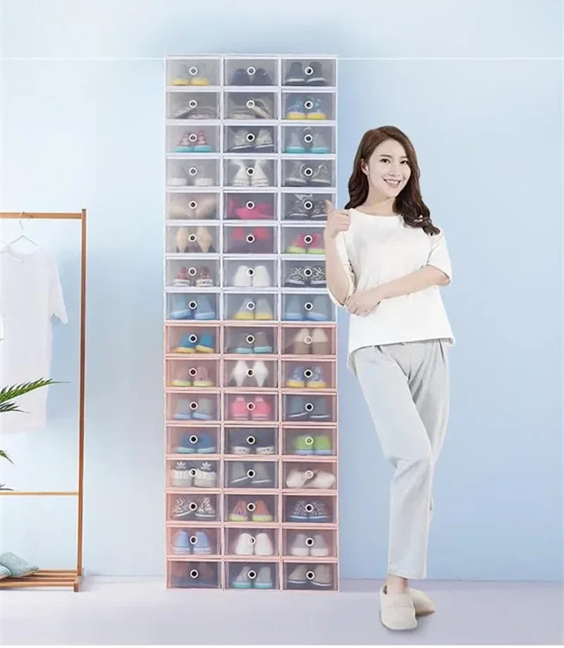 Transparent Drawer Shoe Storage Box – Ladies & Kids