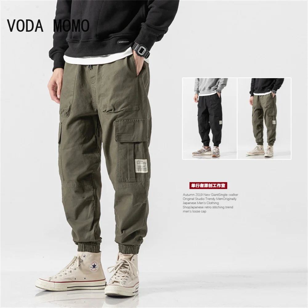 Men’s Cargo Pants – Hip Hop Streetwear Harajuku Joggers