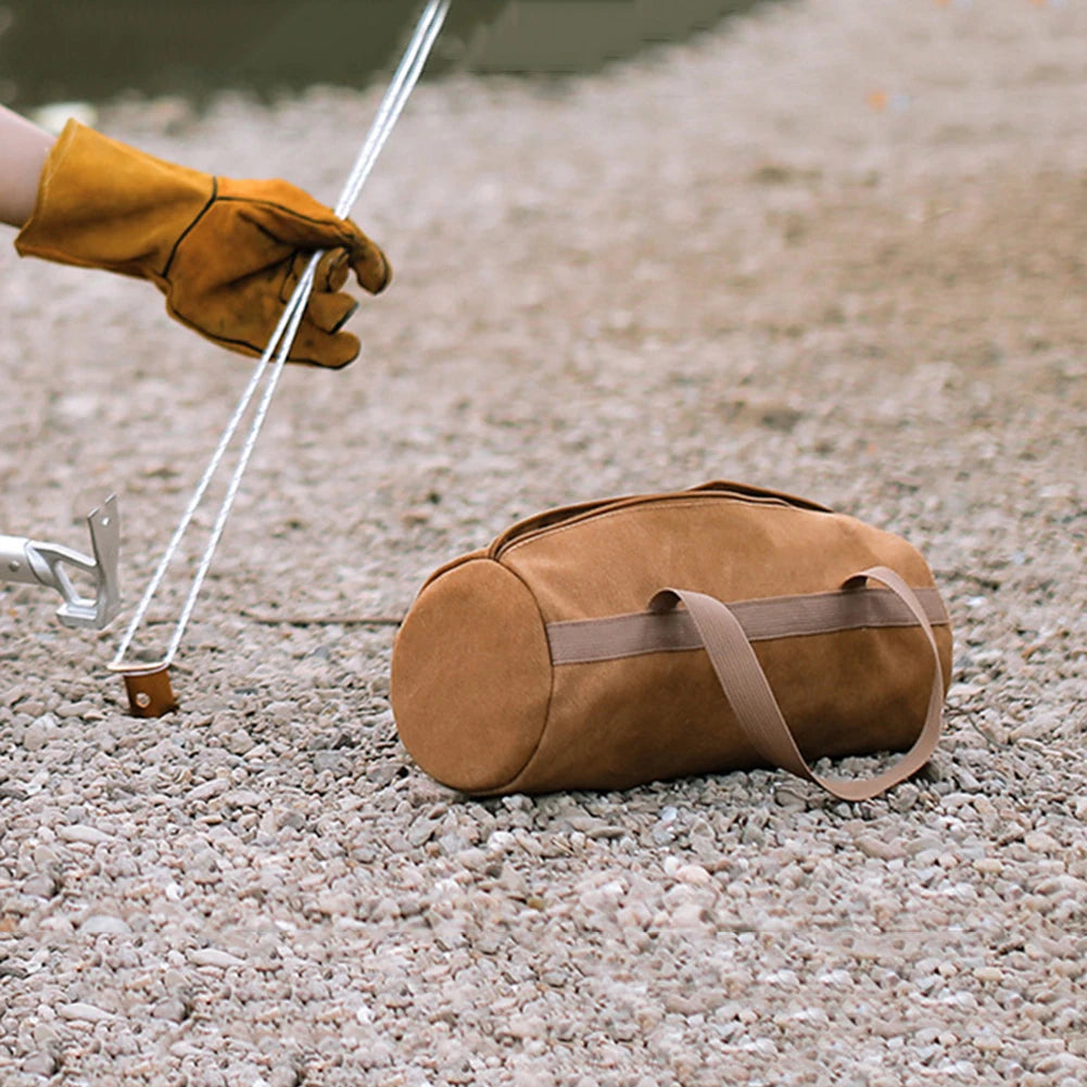 Camping Tools Storage Bag Large Capacity Canvas Tent Stake