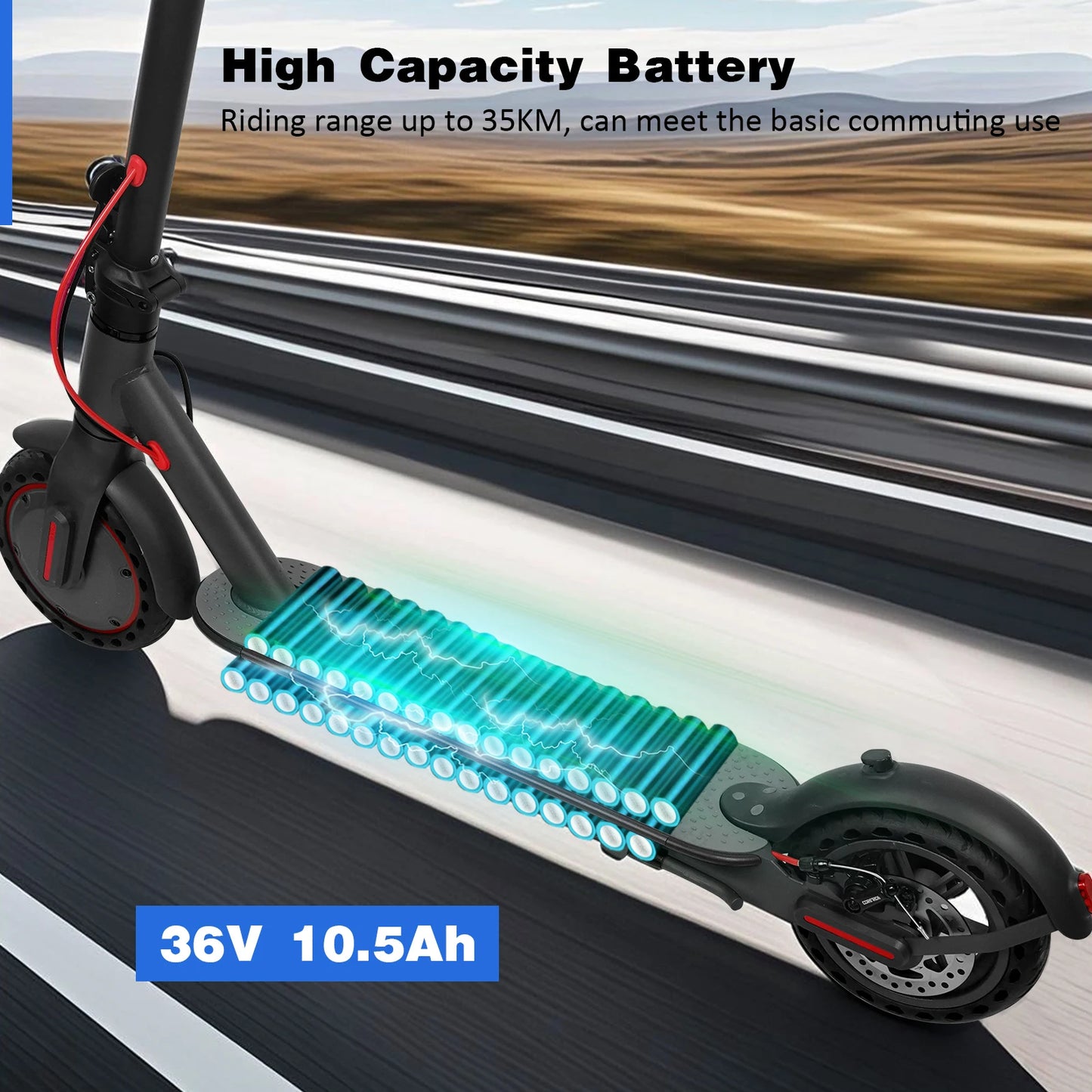 ES80/M365 X1 Electric Scooter – 36V 500W 35KM Range