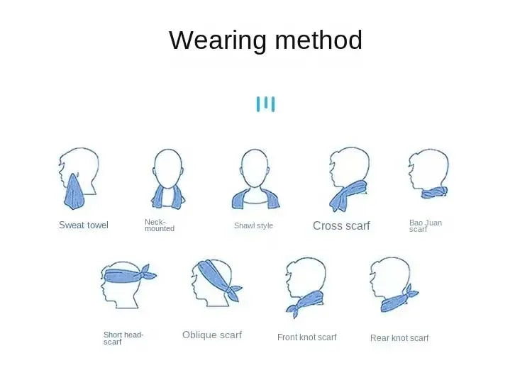 Sport Towel with Mini Silicon Gel Set Portable Breathable Sweat Absorption  Fitness Sport GYM Running Outdoor Quick Dry Cool