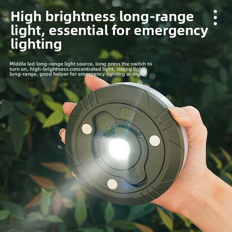 Multi-Functional Outdoor Camping Lamp with Light String