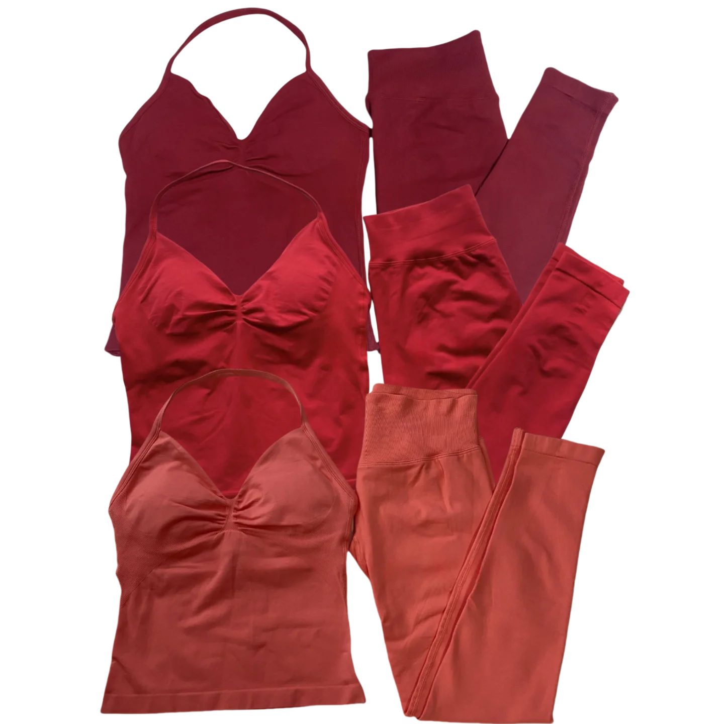 Women’s 2-Piece Fitness Set – Halter Vest & Hip-Lift Pants