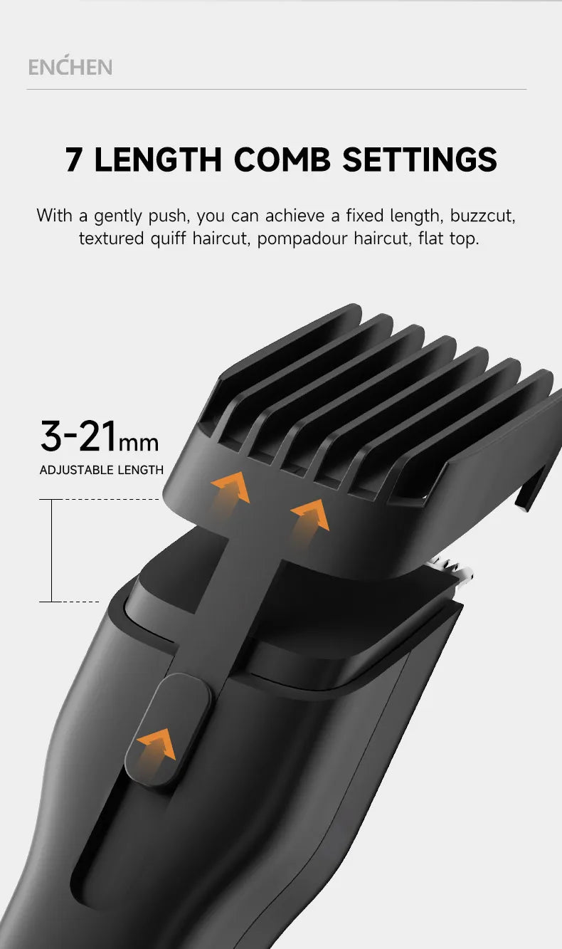 Boost-B Cordless Hair Trimmer – USB Rechargeable Clipper