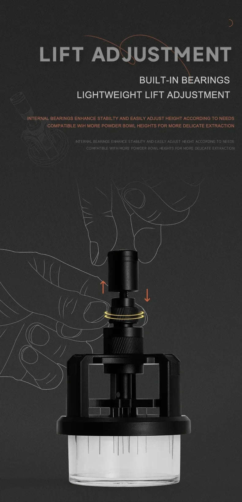 Adjustable Espresso Coffee Distributor Tamper 51/54/58mm