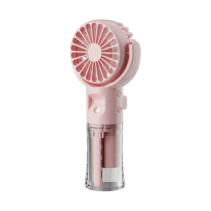 Mini USB Misting Fan – Portable Handheld Rechargeable Cooler