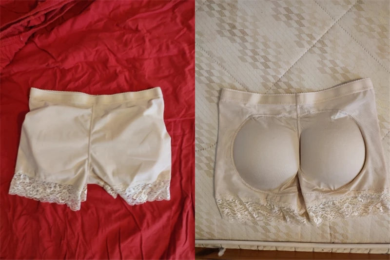 Women Padded Push Up Panties Butt Lifter Shaper Fake Ass Buttocks Hip Pads Invisible Control Panties Briefs Underwear Lingeries