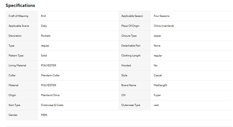 Men’s Winter Fleece Vest – Casual Warm Sleeveless Jacket
