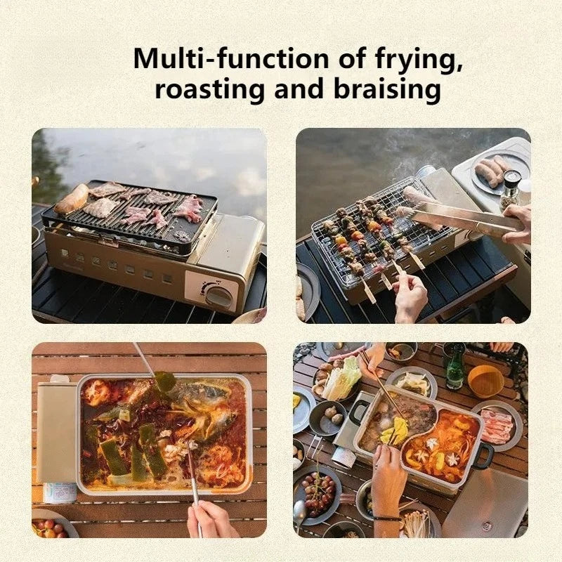 2300W Multifunctional Gas Stove for Outdoor Camping & Hiking