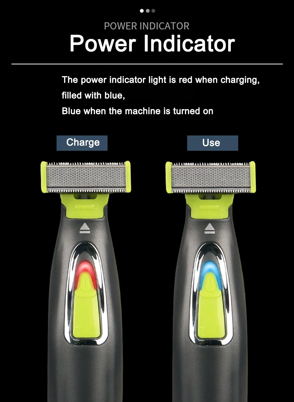 MLG Electric Shaver – USB Rechargeable Full Body Trimmer