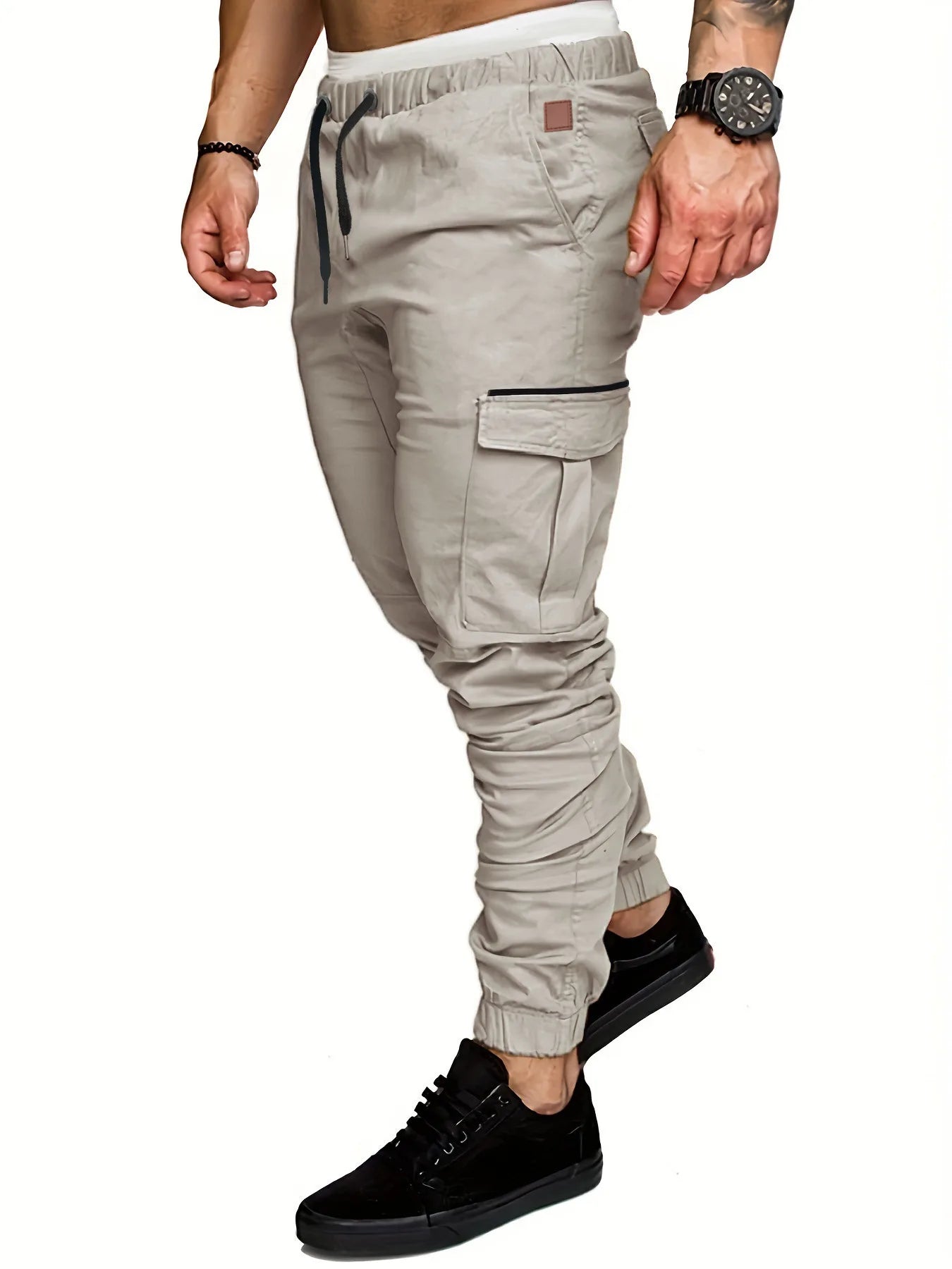Men’s Tactical Multi-Pocket Cargo Pants Autumn