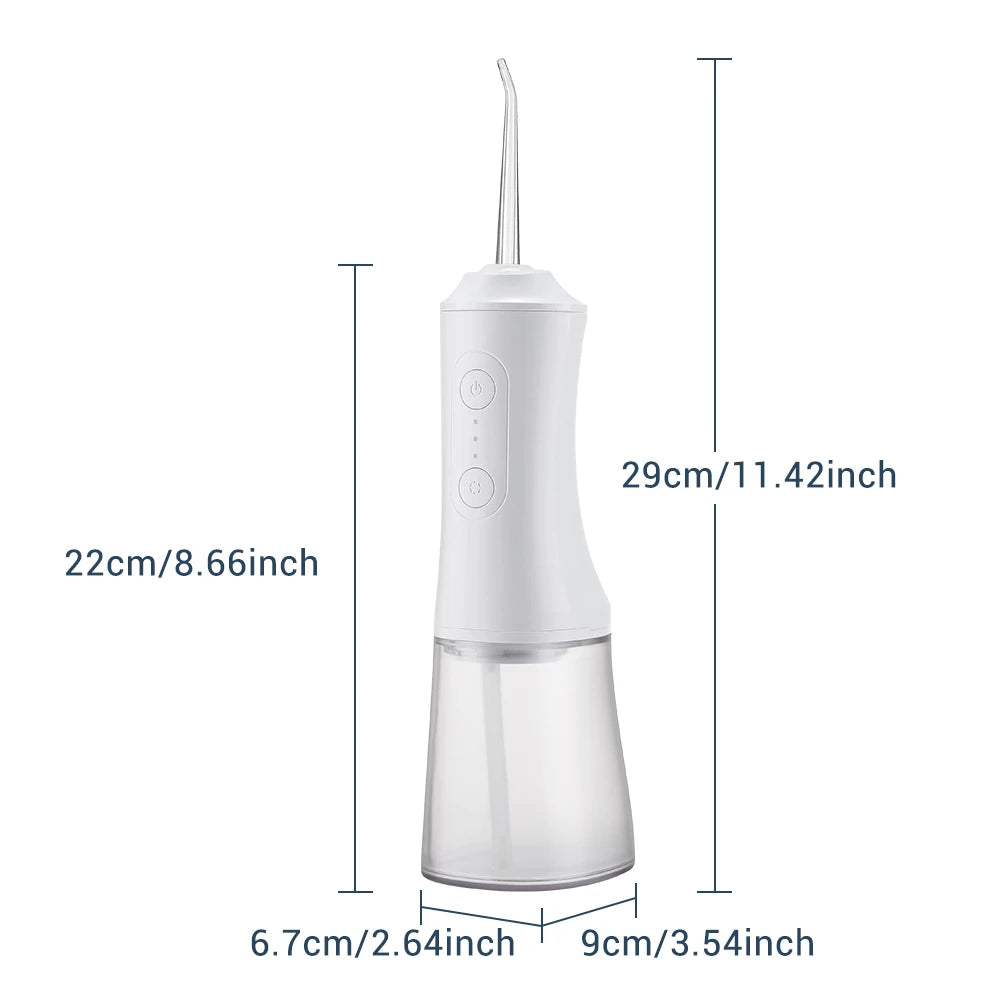 Portable Oral Irrigator Water Flosser + Electric Toothbrush Rechargeable Dental Water Jet Teeth Cleaning Whitening Oral Care Set