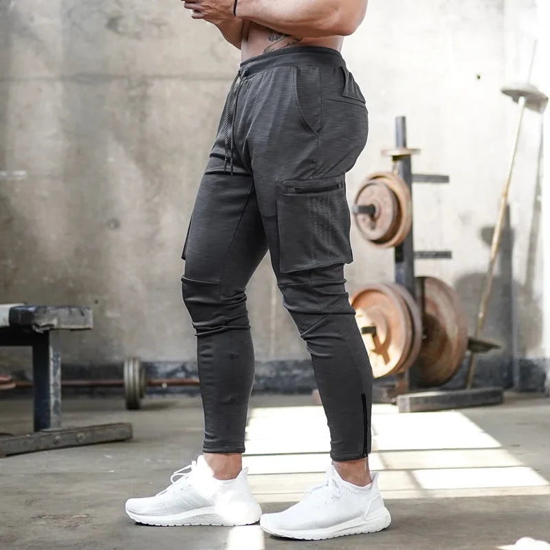 Men’s Lightweight Work Pants – Quick-Dry Multi-Pocket Joggers