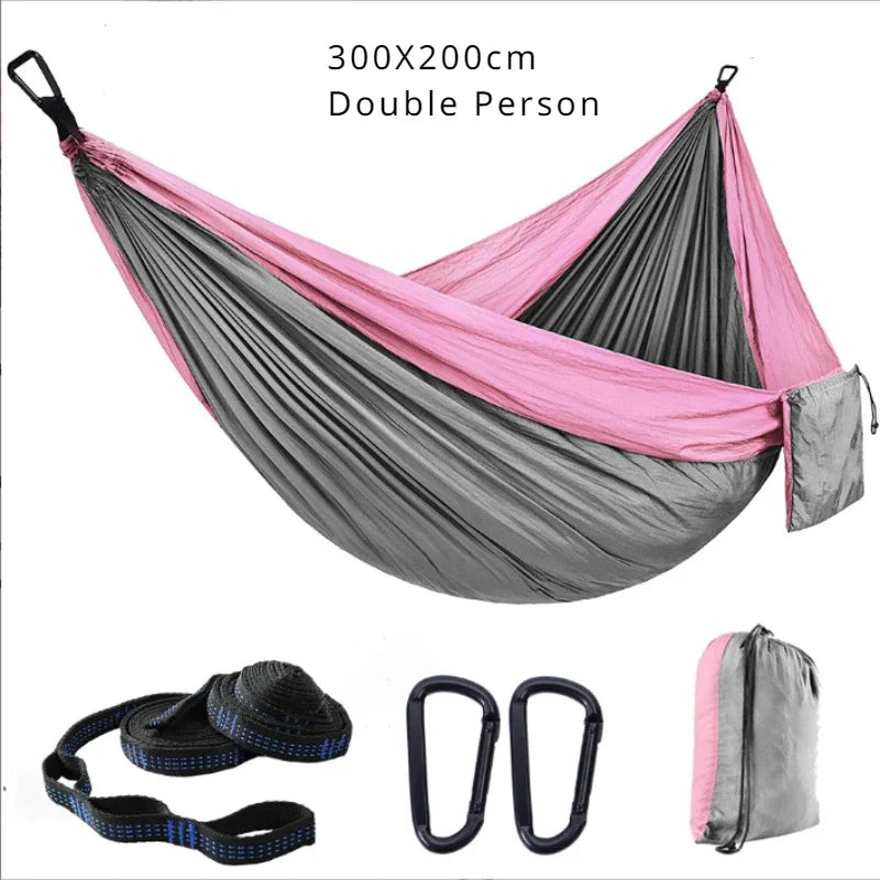 Ultralight Hammock 2 People Full Hanging Hammocks 300x200 Portable for Camping Outdoor Travel Tourist Garden Beach Large Hammock