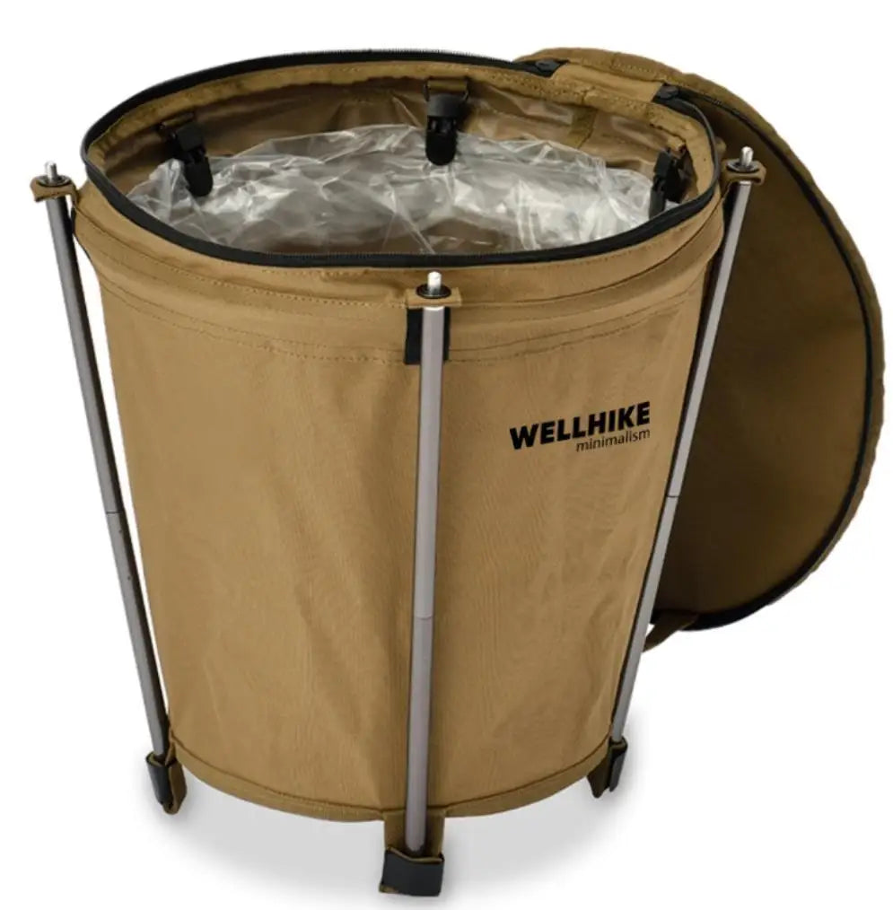 Outdoor Camping Trash Can, Foldable Storage, Round Bucket, Water Bucket, Self Driving Camping Cleaning, Portable Vehicle