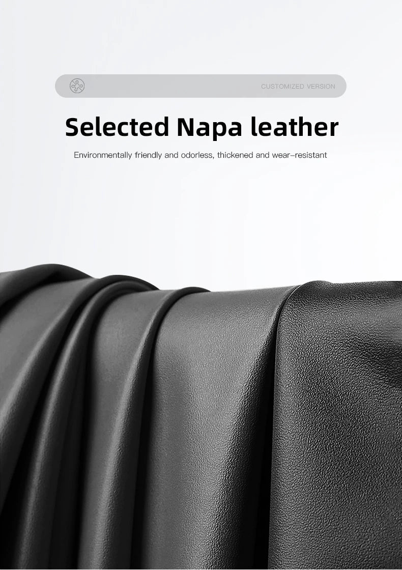 Leather Car Seat Back Protector Waterproof Kick Mat