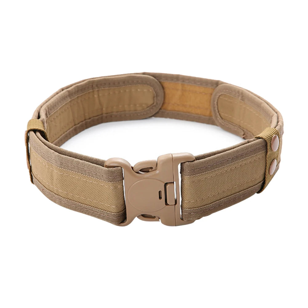 Men’s Tactical Combat Belt – Quick Release Canvas Strap