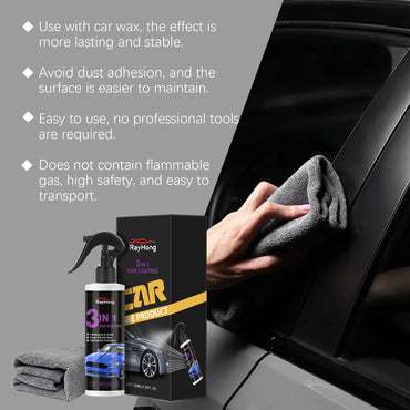 3-in-1 Car Ceramic Coating Liquid Crystal – High Protection