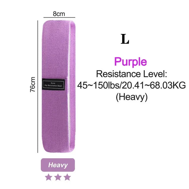Resistance Bands for Legs & Hips – Fitness Cloth Expanders