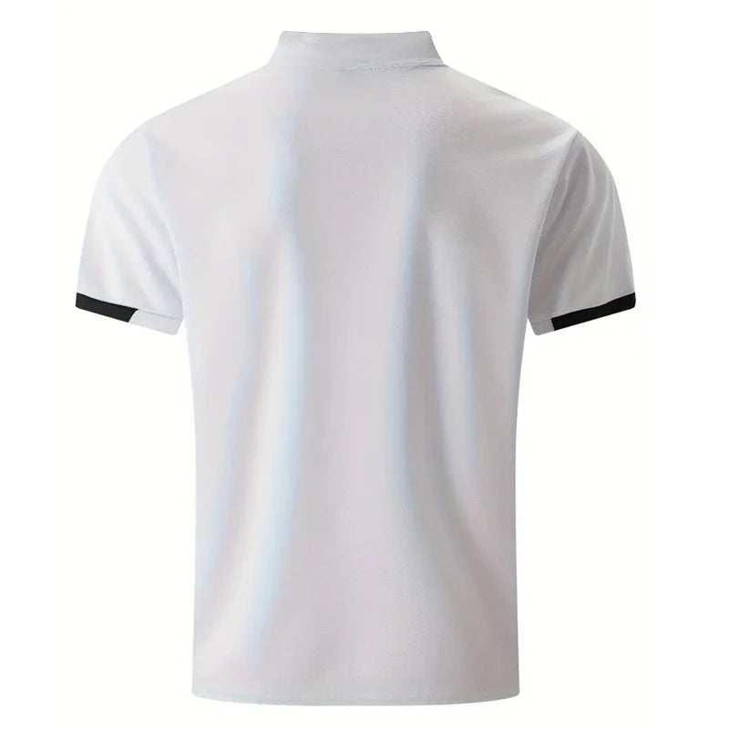 Men’s Slim Fit Polo Shirt Short Sleeve Casual
