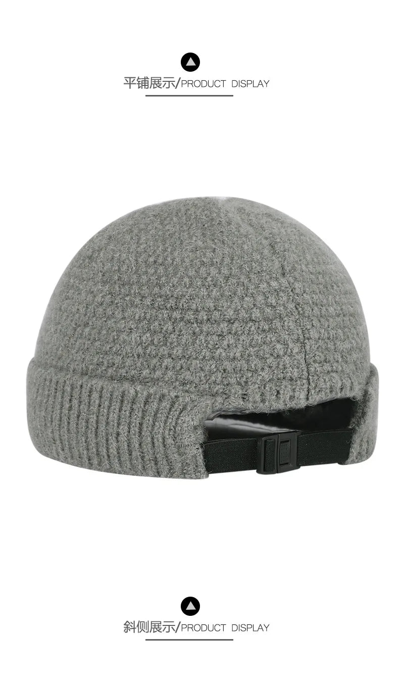 Winter Skull Beanie – Knit Hip-Hop Casual Hat