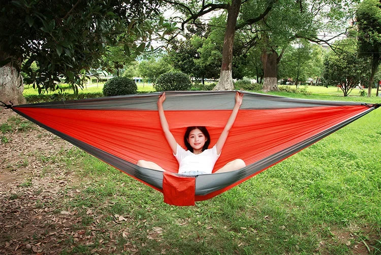 Ultralight Hammock 2 People Full Hanging Hammocks 300x200 Portable for Camping Outdoor Travel Tourist Garden Beach Large Hammock