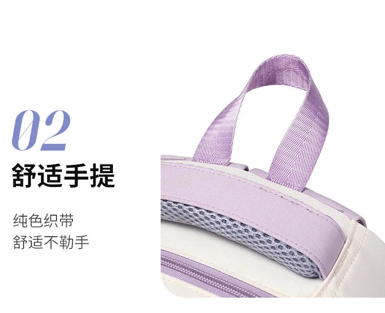 School Bags for High School Girls Fashion Large Capacity Travel Backpack Black and White Lightweight College Student Backpack