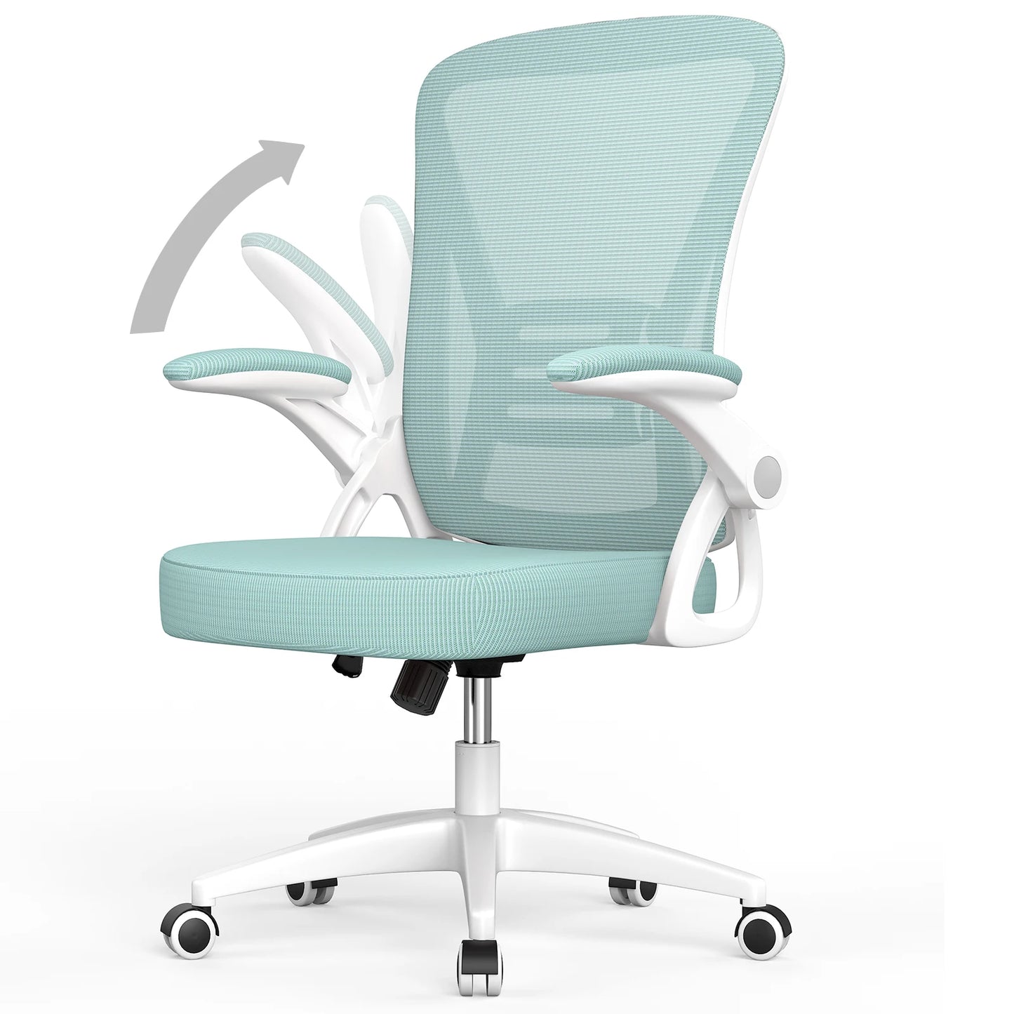 Ergonomic Mesh Office Chair – Lumbar Support & Flip Armrests