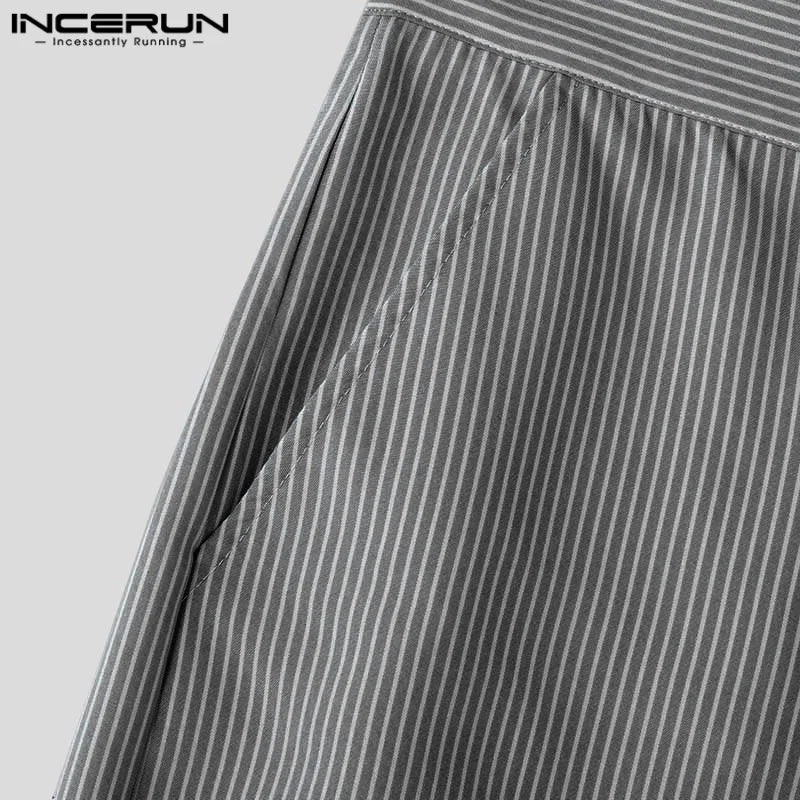 Men’s Striped Two-Piece Set