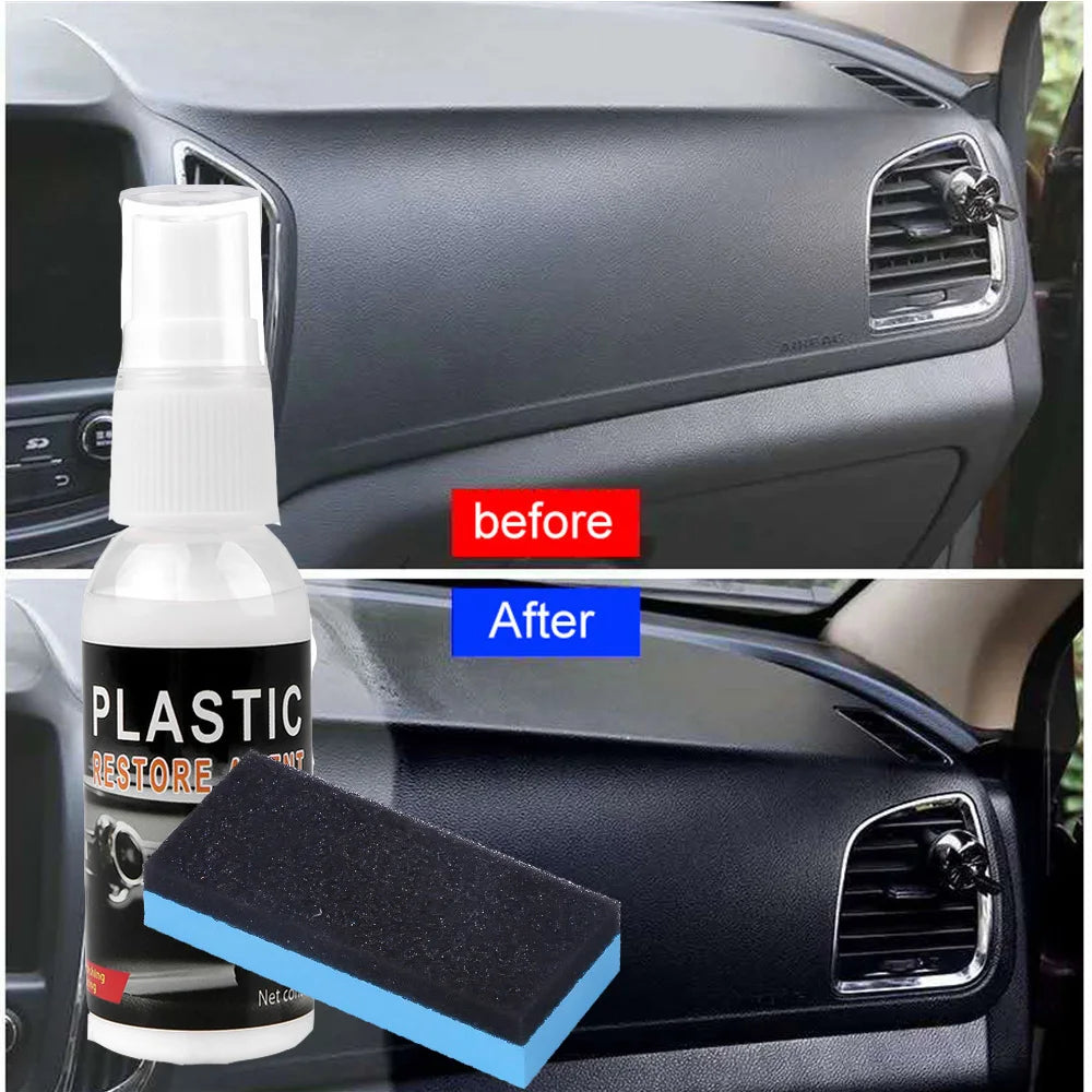 30ML Car Plastic Renovation Spray Interior Refurbisher