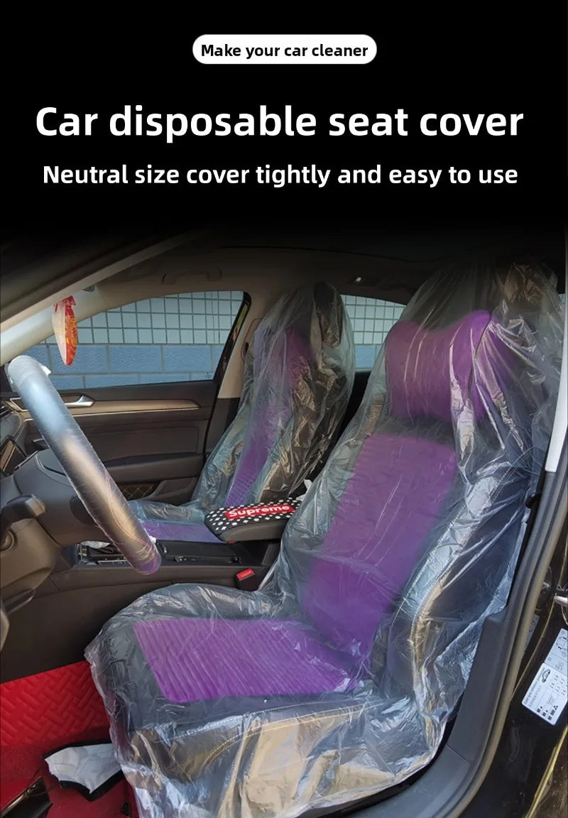 Disposable Waterproof Car Seat Covers – 50/100pcs