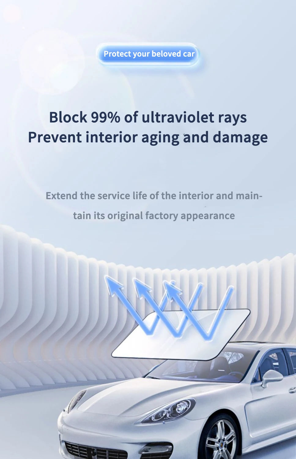 Car Windshield Sunshade Heat Insulation Front Panel