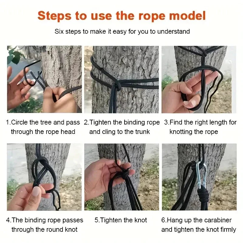 Lightweight Camping Hammock with Tree Straps for Hiking