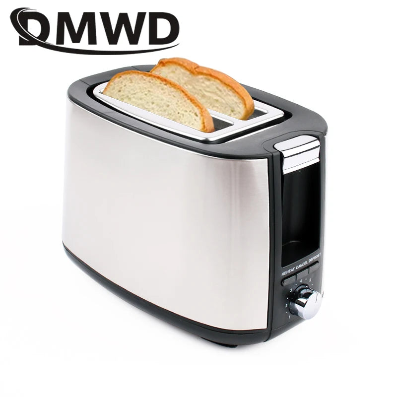 2-Slice Electric Toaster – Bread & Sandwich Maker 110V/220V