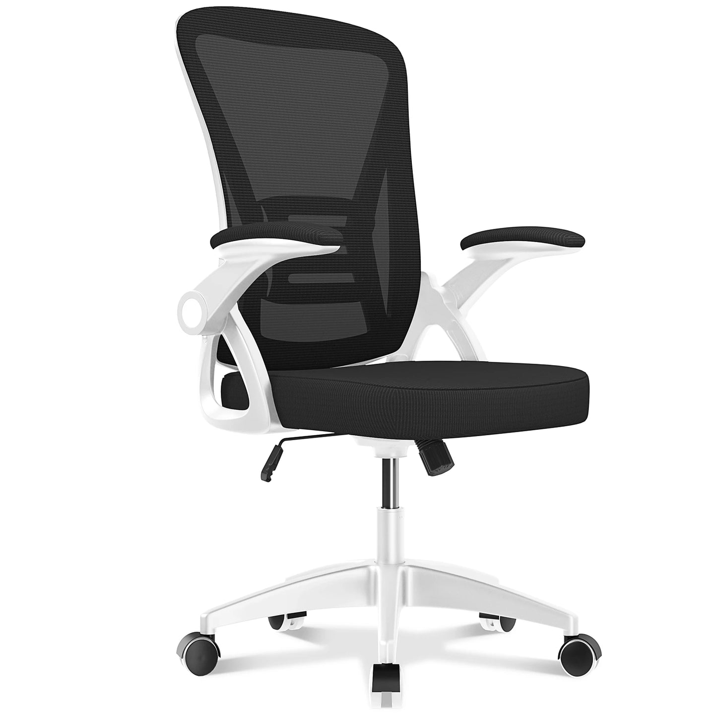Ergonomic Mesh Office Chair – Lumbar Support & Flip Armrests