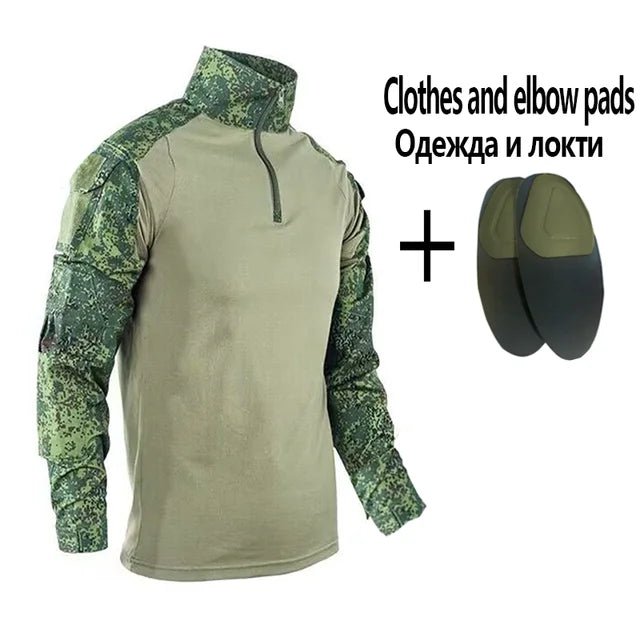 Men’s Tactical Camouflage Combat Suit Set