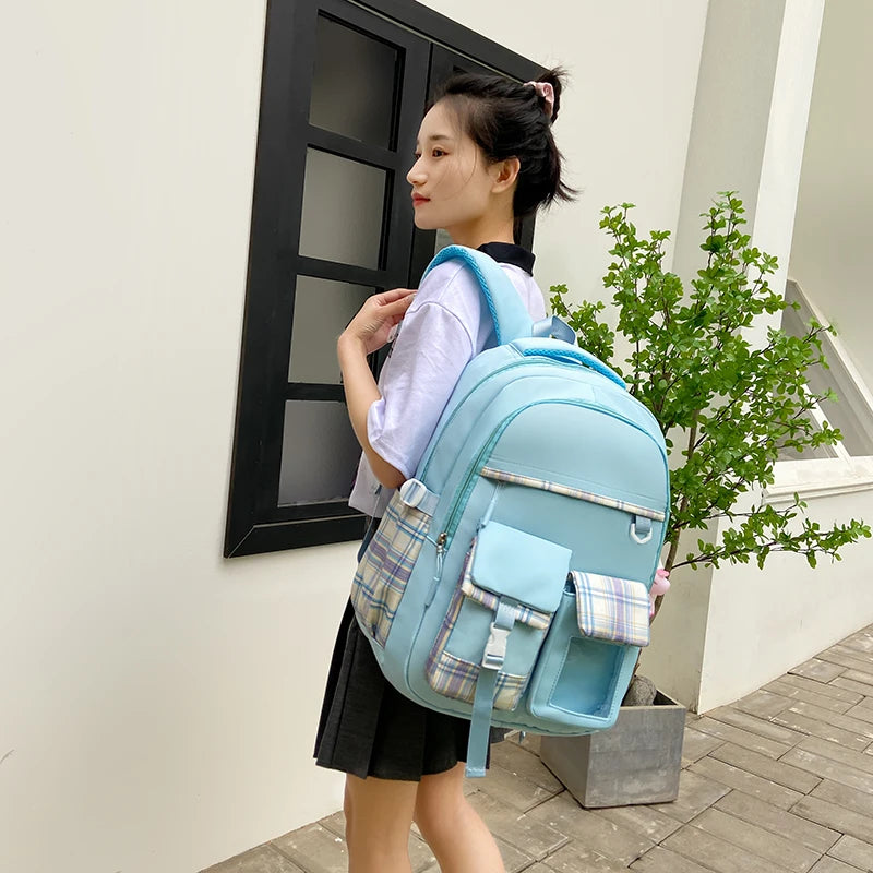 2025 New - Style Schoolbag for Primary School Girls, Suitable for Grades 1, 3 to 6, Child-Friendly, Load-Reducing and Spine