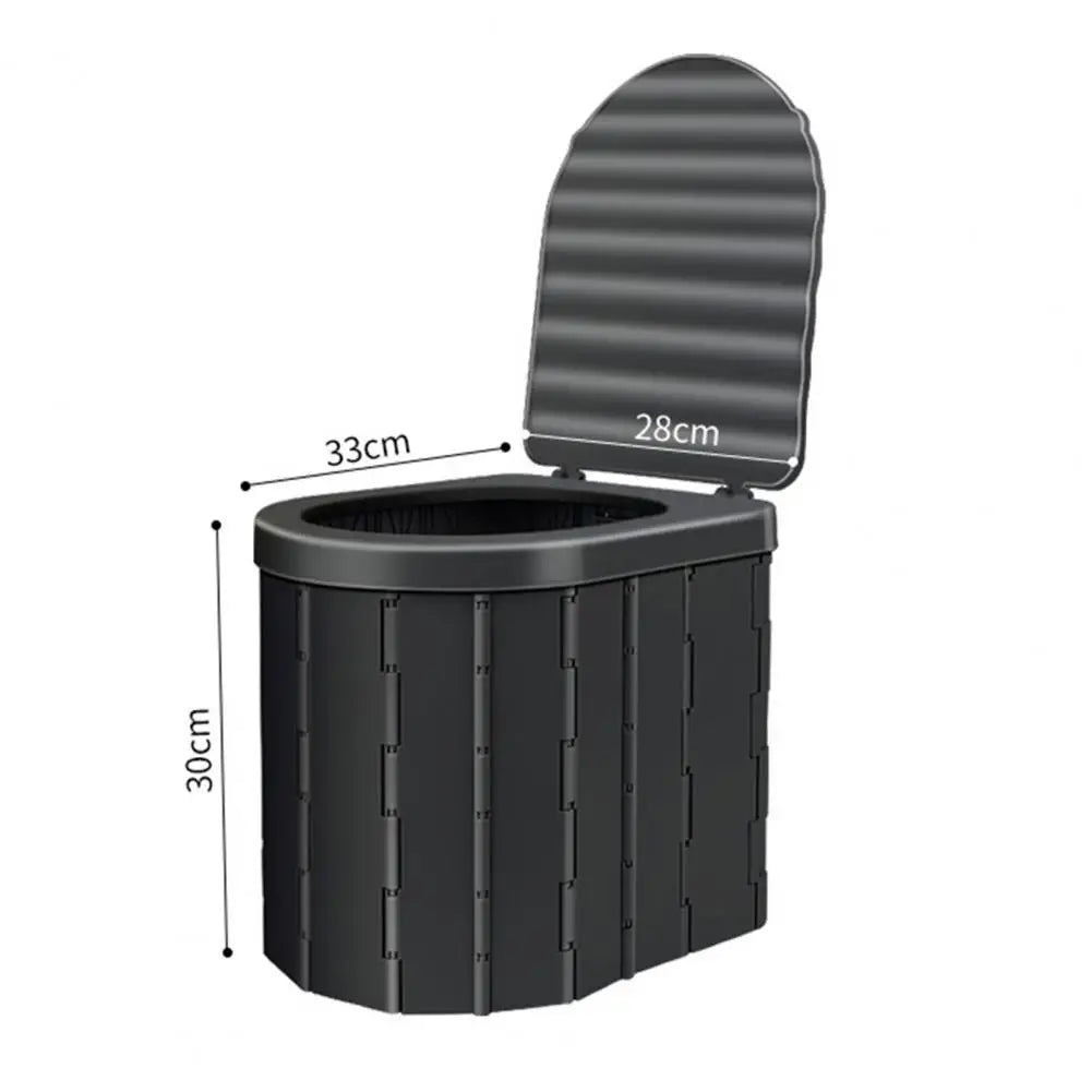 Portable Folding Camping Toilet – Wide Seat & High Load