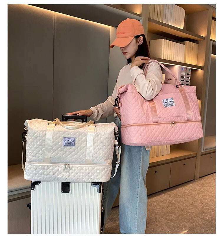 Women’s Large Travel Duffle Bag Lightweight Weekender