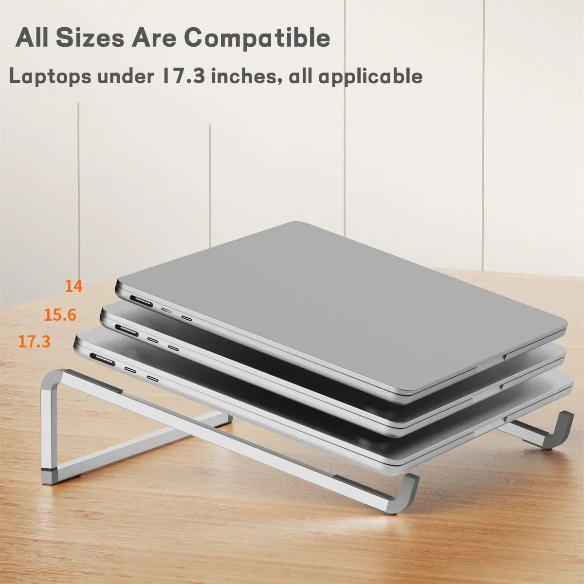 Portable Laptop Stand Aluminum Alloy Support Computer Bracket Ultra light Foldable Non-slip Notebook Holder for Macbook Air Pro