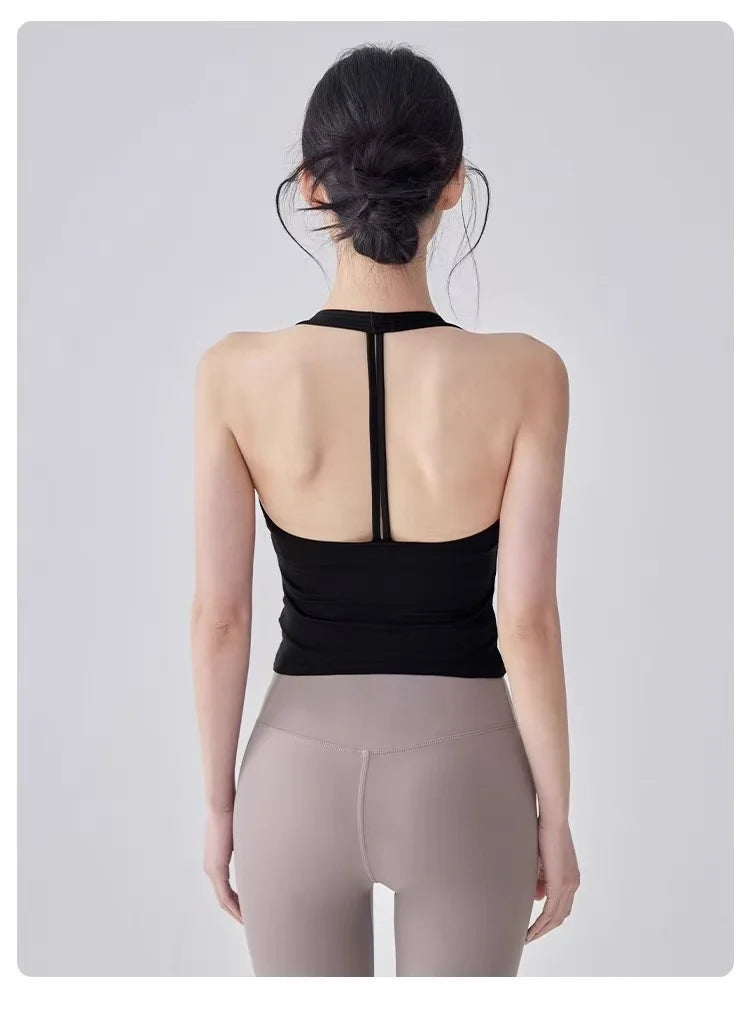 Women’s Fitness Vest – Shockproof Quick-Dry Yoga Top