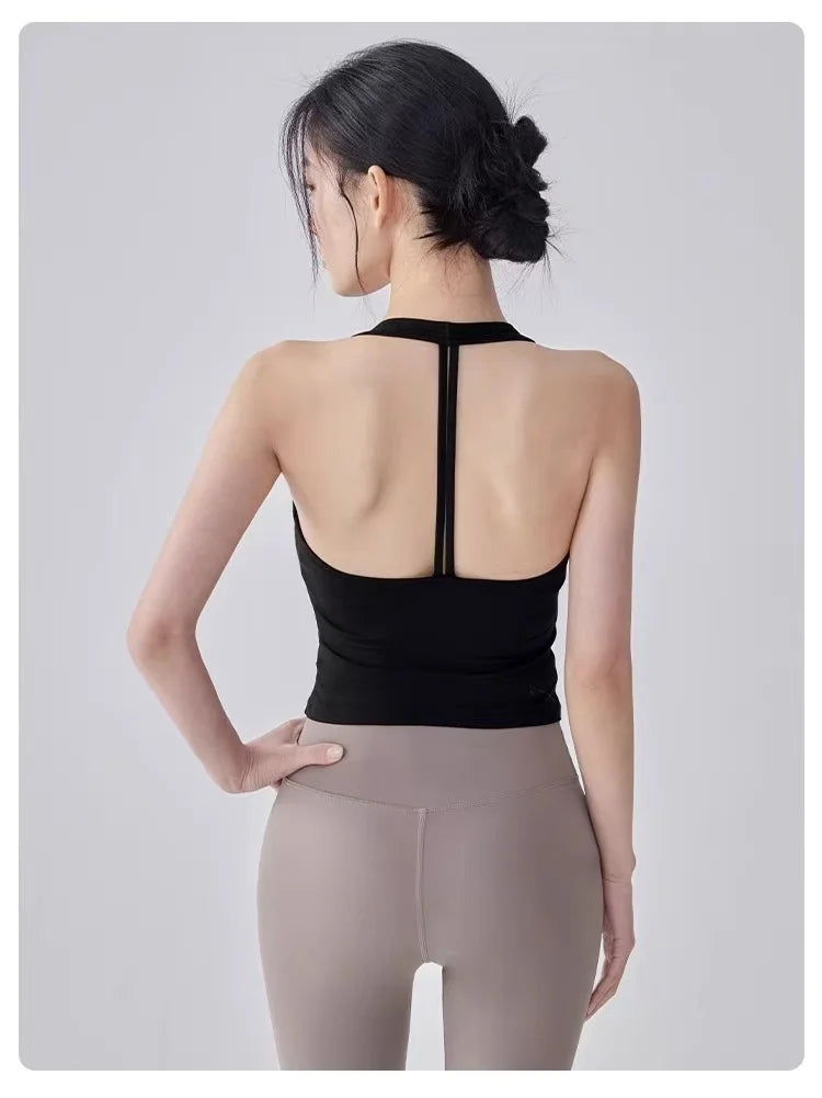 Women’s Fitness Vest – Shockproof Quick-Dry Yoga Top