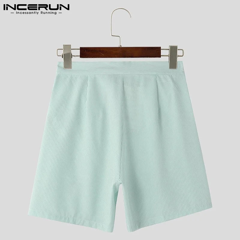 Men’s Striped Two-Piece Set