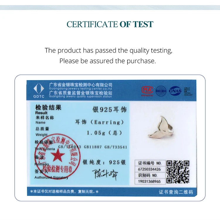 Bamoer 925 Silver Mermaid & Starfish Ocean Hoop Earrings