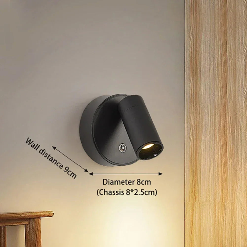 Xiaomi Youpin LED Lamp Household Magnetic Wall Lamp Wireless Rechargeable Movable No Punching Bedroom Bedside Reading Lamp NEW
