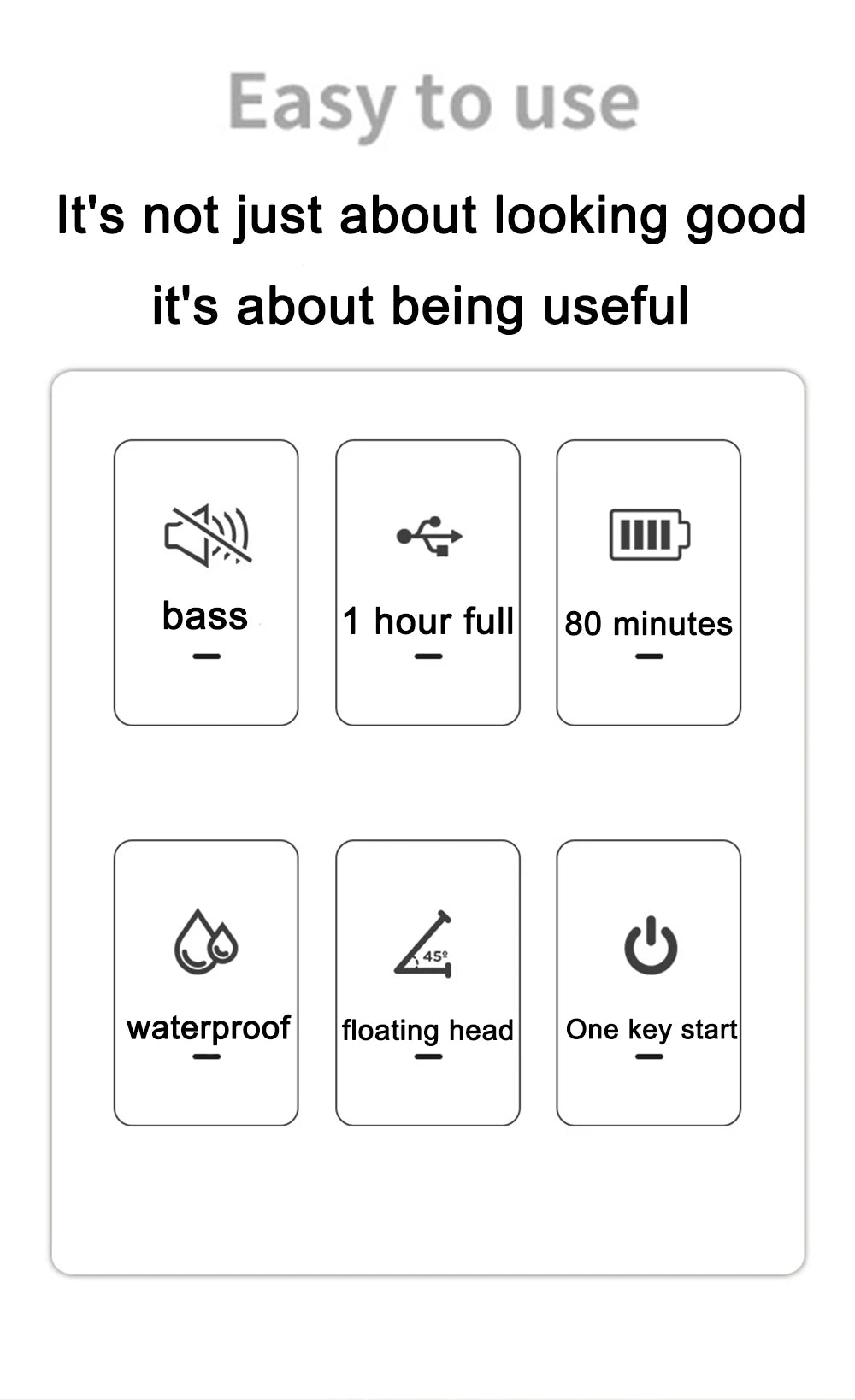MLG Electric Shaver – USB Rechargeable Full Body Trimmer