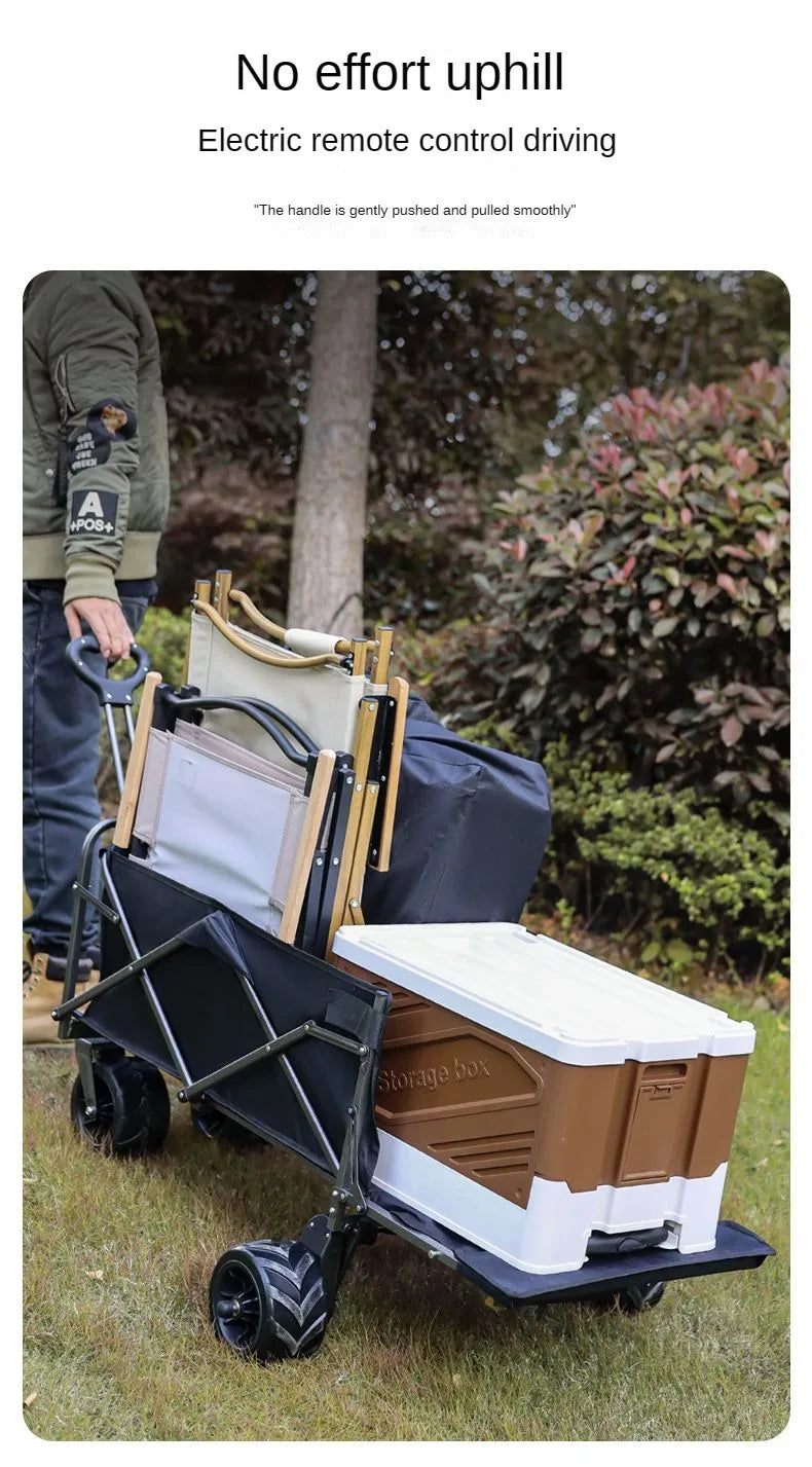 Folding Camping Cart – Heavy Duty Outdoor Utility Wagon