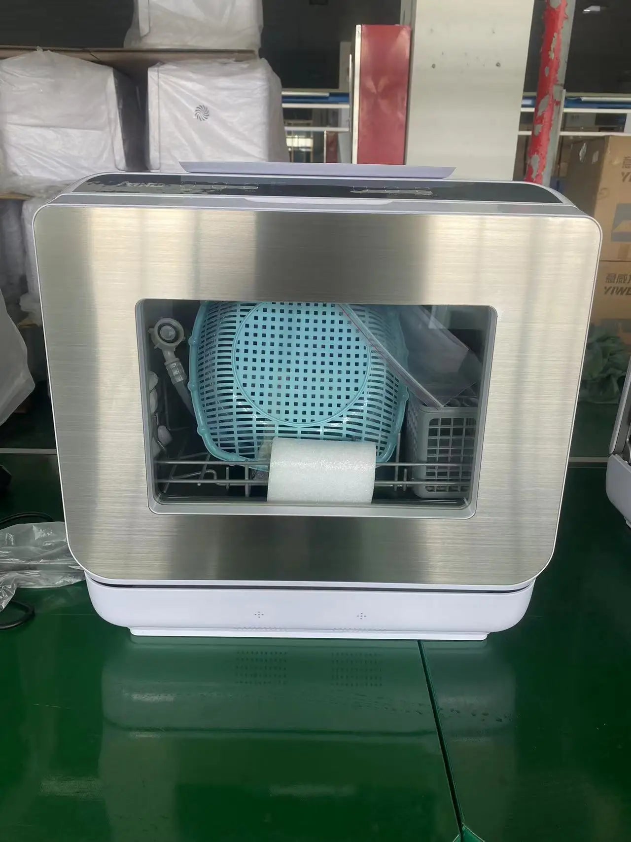 Wholesale New Commercial Smart Countertop Kitchen Dishwasher Nice Quality Moveable Machine With Water Tank High Quality Stock